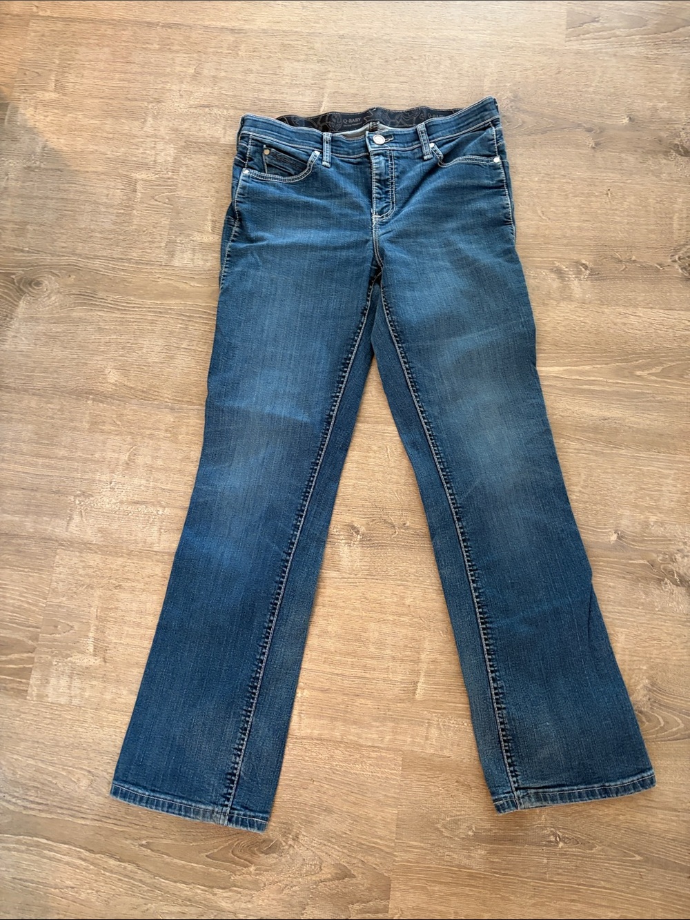 Wrangler Q Baby Women's Blue Boot Cut Jeans
